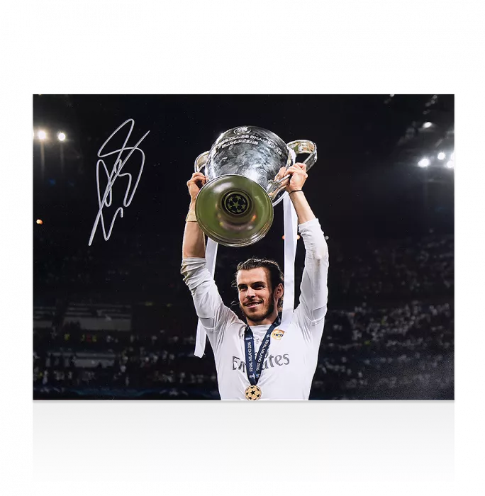 Gareth Bale Signed Real Madrid Photo: 2016 UEFA Champions League Winner