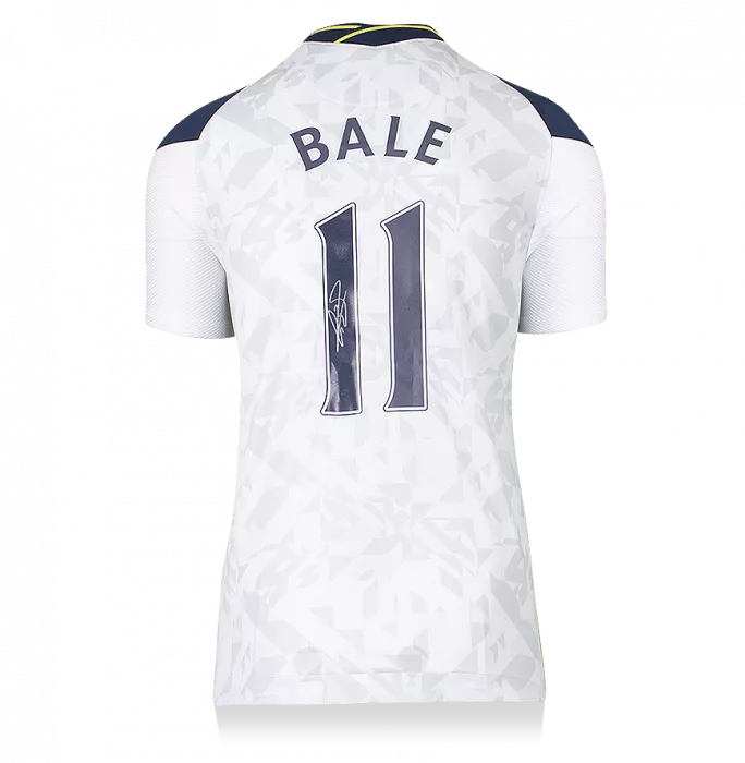 Gareth Bale Signed Tottenham Hotspur 2020-21 Home Shirt In Classic Frame