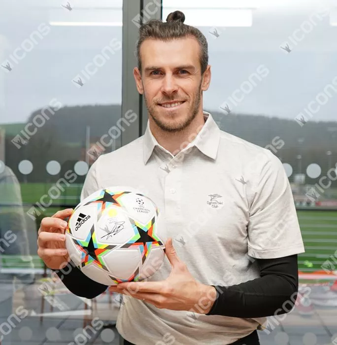 Gareth Bale Signed UEFA Champions League Football