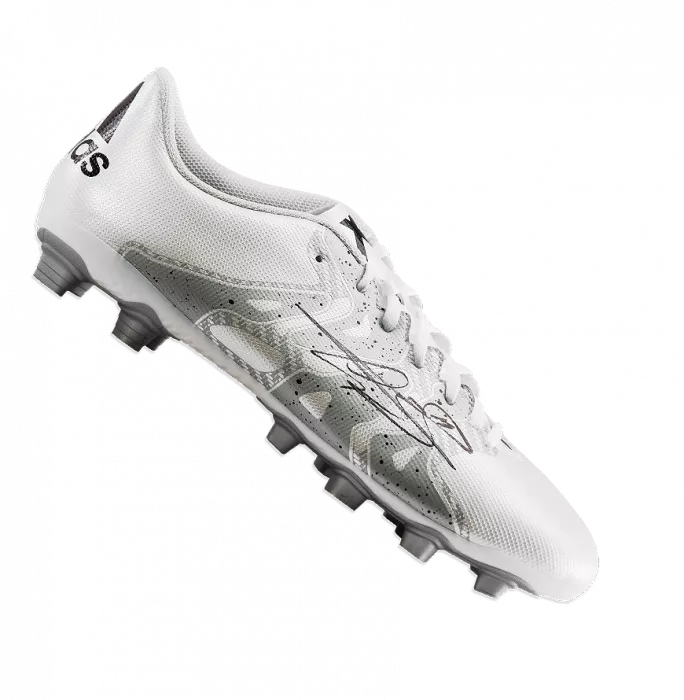 Gareth Bale Signed White and Silver Adidas X 15.4 Boot
