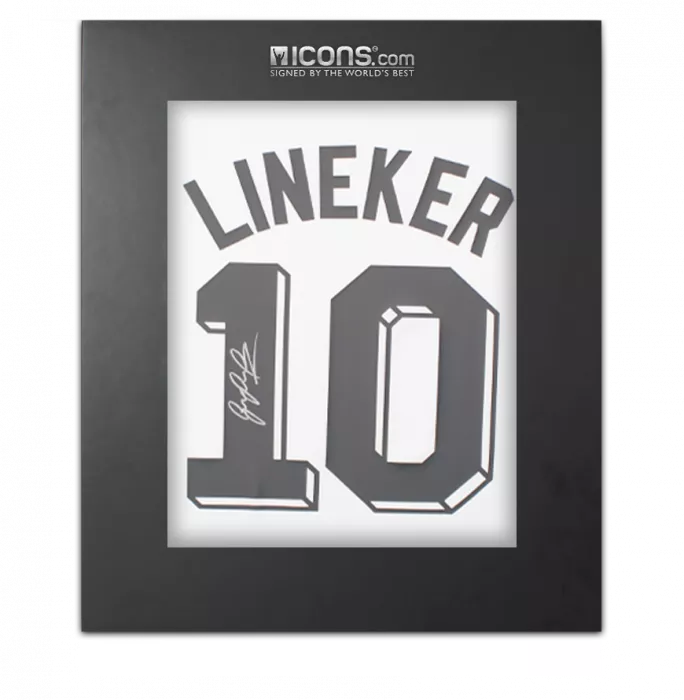 Gary Lineker Back Signed Tottenham Hotspur 1986 Home Shirt In Deluxe Packaging