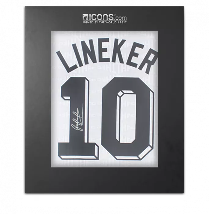 Gary Lineker Back Signed Tottenham Hotspur Home Shirt: 1991 FA Cup Semi Final In Deluxe Packaging