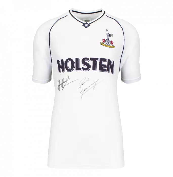 Gary Lineker & Paul Gascoigne Dual Signed Tottenham Hotspur 1991 Home Shirt In Classic Frame