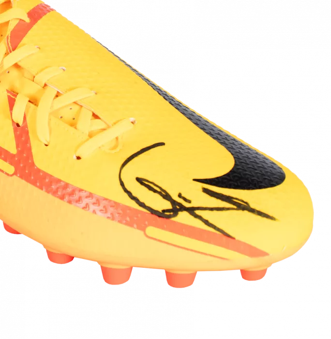 Gavi Signed Nike Phantom Boot In Bubble Frame: Option 1