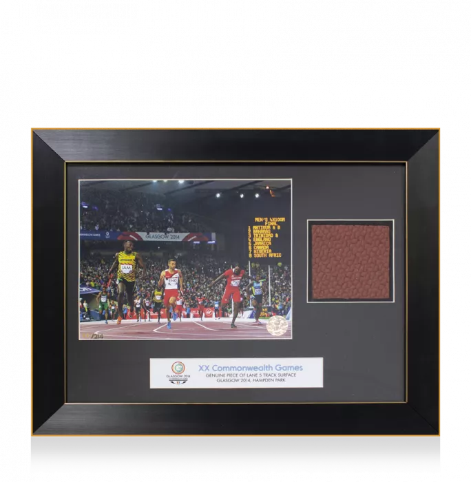 Genuine Piece Of Lane 5 Track Surface - Glasgow 2014 Commonwealth Games