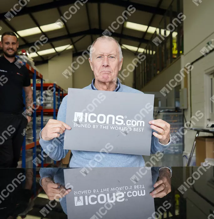 Geoff Hurst Front Signed West Ham 1964 FA Cup Final Shirt In Hero Frame: Option 1