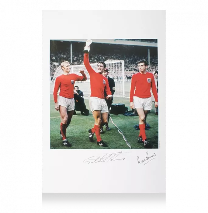 Geoff Hurst & Martin Peters England 1966 World Cup Photo