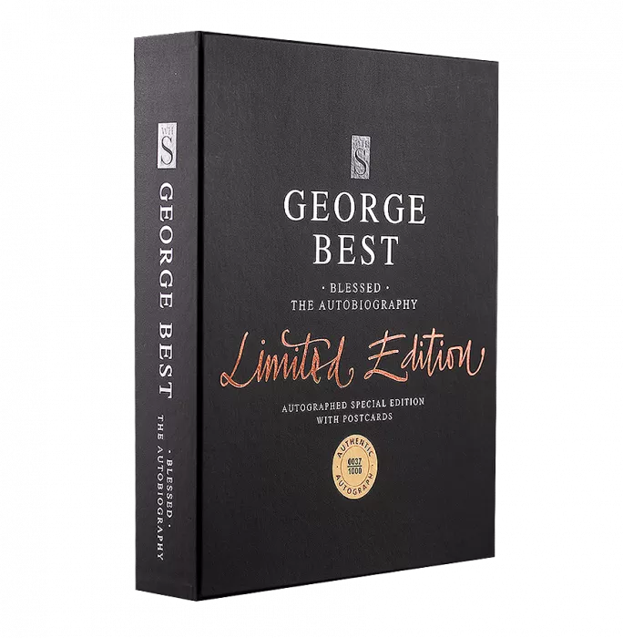 George Best Signed Special Edition Autobiography: Blessed