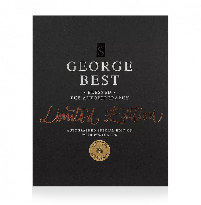 George Best Signed Special Edition Autobiography: Blessed