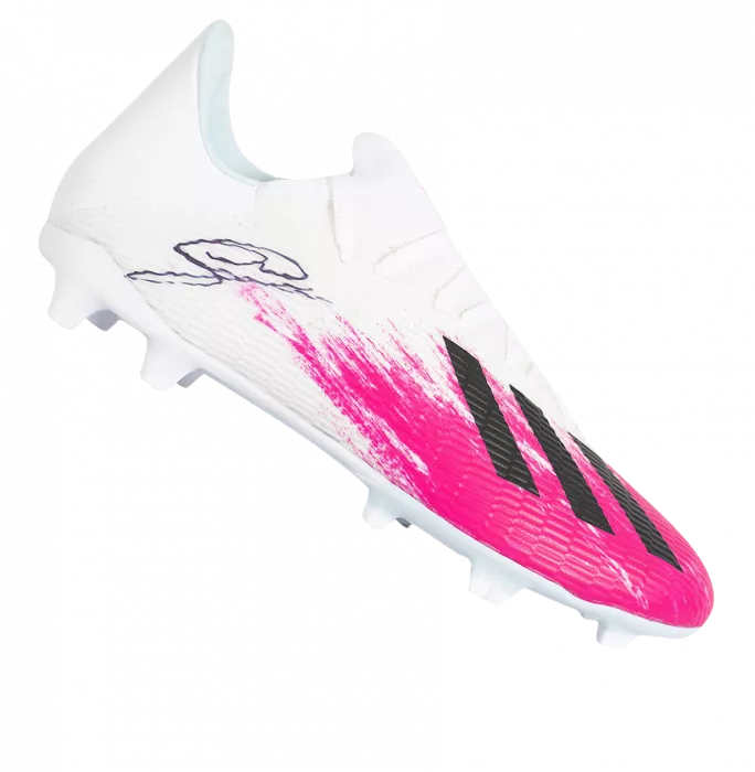 Georginio Wijnaldum Signed White And Pink Adidas X Boot