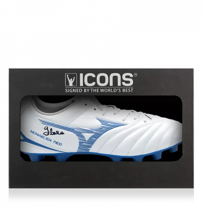 Gianfranco Zola Signed Mizuno Monarcida Neo Boot In Deluxe Packaging