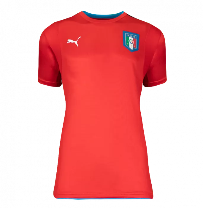 Gianluigi Buffon Back Signed Italy Modern Goalkeeper Shirt With Fan Style Number In Deluxe Packaging