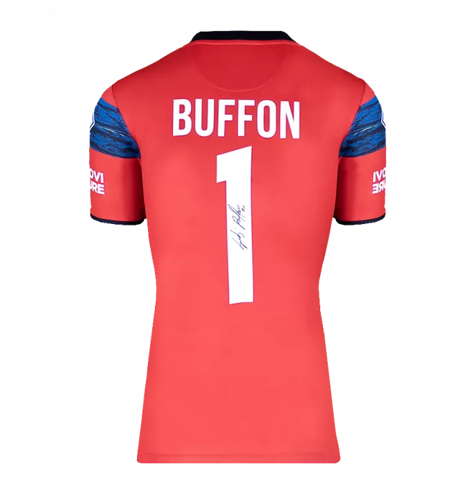 Gianluigi Buffon Back Signed Parma 2021-22 Goalkeeper Shirt In Classic Frame