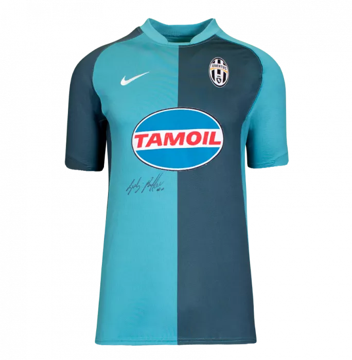 Gianluigi Buffon Front Signed Blue Juventus 2006-07 Goalkeeper Shirt