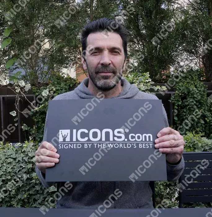 Gianluigi Buffon Official FIFA World Cup™ Front Signed And Framed Italy Icon Goalkeeper Shirt