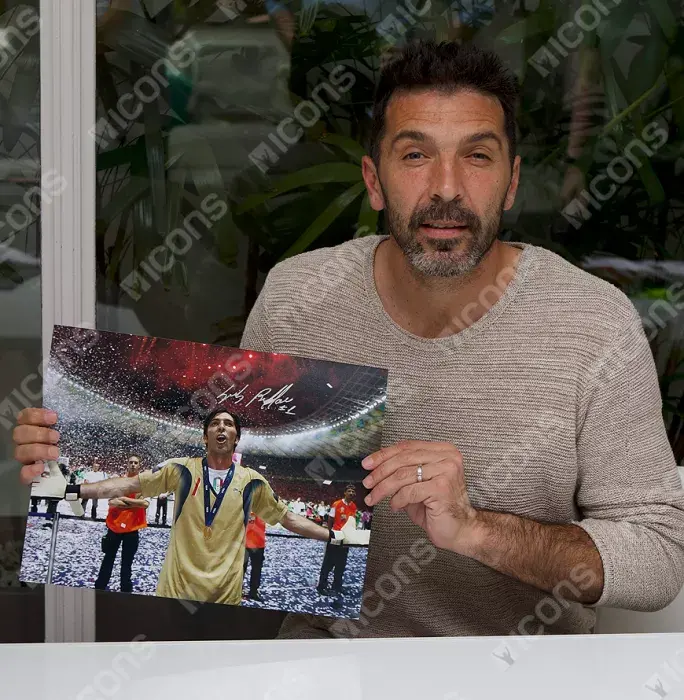 Gianluigi Buffon Signed Italy Photo: 2006 FIFA World Cup Winner