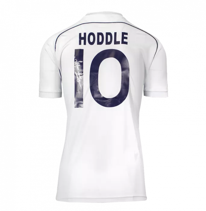 Glenn Hoddle Back Signed Tottenham Hotspur 1986-87 Home Shirt In Hero Frame: Option 1