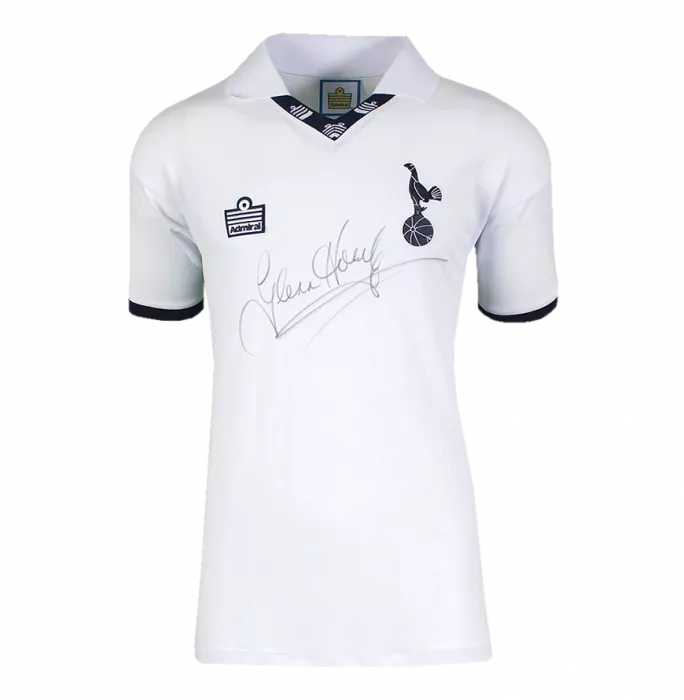 Glenn Hoddle Front Signed Tottenham Hotspur 1978-79 Home Shirt In Classic Frame