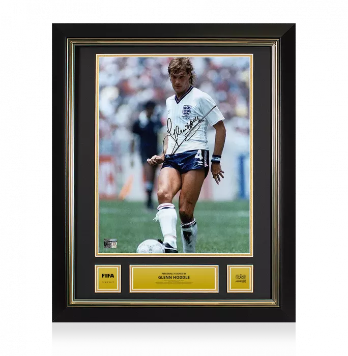 Glenn Hoddle Official 1986 FIFA World Cup™ Signed And Framed England Photo