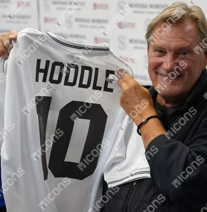 Glenn Hoddle Official Tottenham Hotspur Signed And Framed 1983 Home Shirt