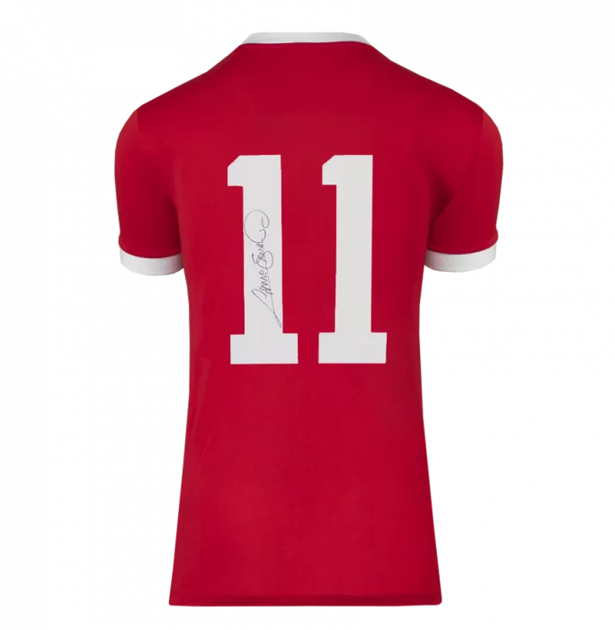 Graeme Souness Back Signed Liverpool 1978 Home Shirt In Deluxe Packging