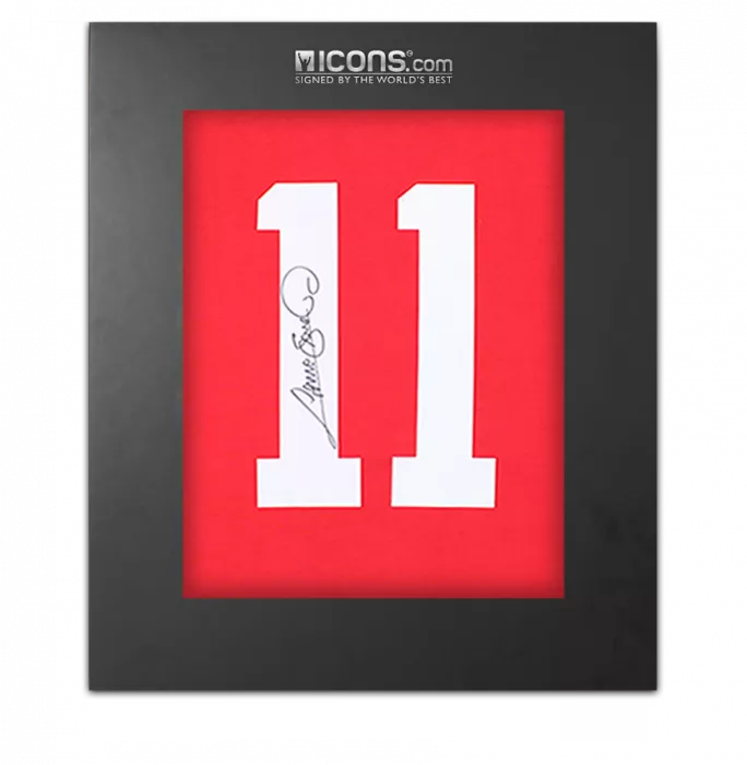 Graeme Souness Back Signed Liverpool 1978 Home Shirt In Deluxe Packging