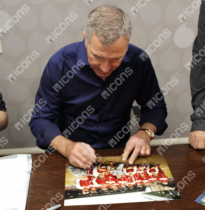 Graeme Souness Signed And Framed Liverpool Photo
