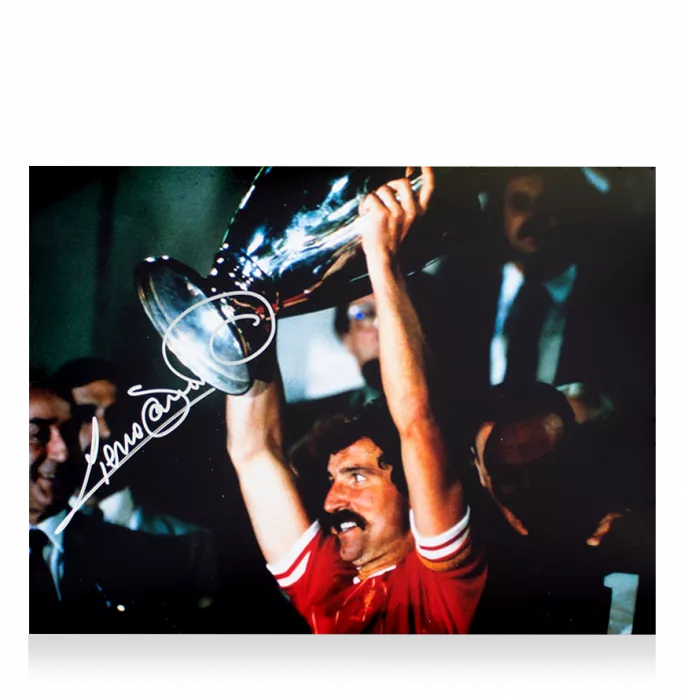 Graeme Souness Signed Liverpool FC Photo In Premium Photo Frame: 1984 European Cup Winner