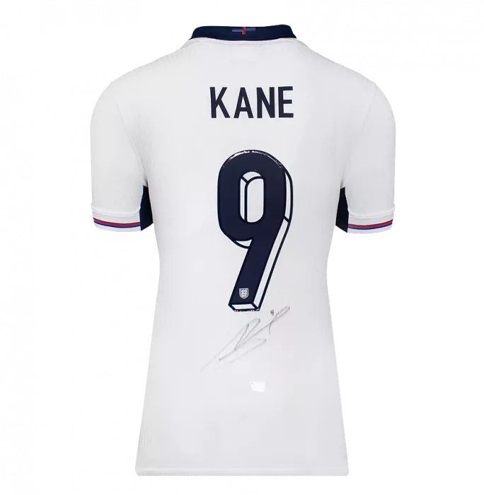 Harry Kane Official 2026 FIFA World Cup™ Back Signed And Framed England 2024 Home Shirt