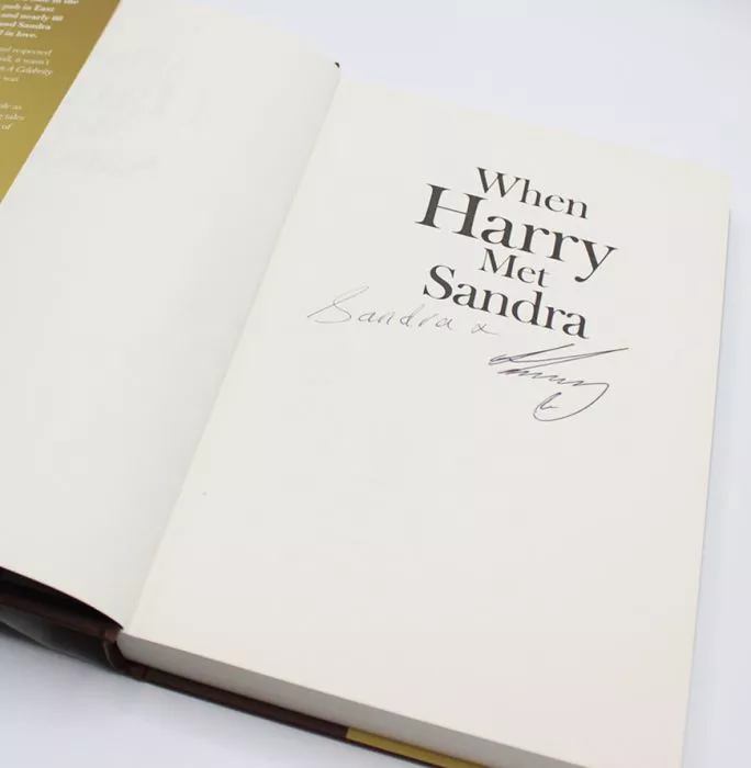 Harry Redknapp Signed Book: When Harry Met Sandra