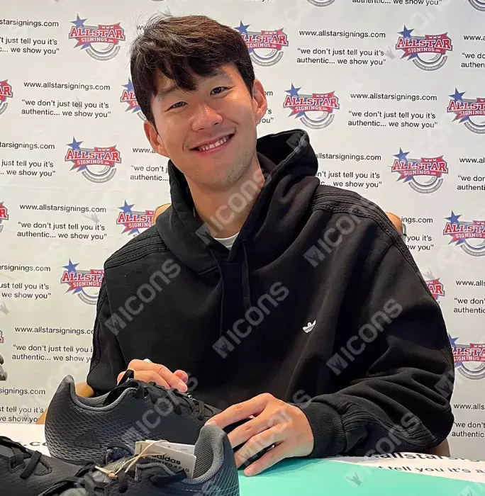 Heung-Min Son Signed Black Adidas Football Boot