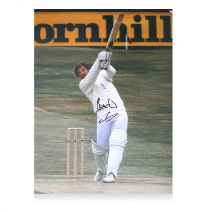 Ian Botham Signed Photo In Premium Photo Frame: Headingley Action