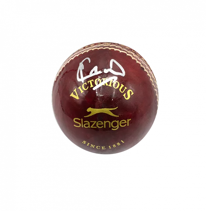 Ian Botham Signed Slazenger Cricket Ball In Acrylic Case