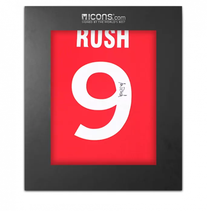 Ian Rush Back Signed Liverpool FC 1978 Home Shirt In Deluxe Packaging