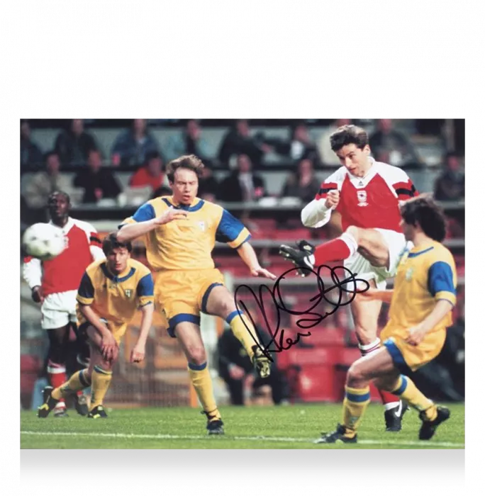 Alan Smith Signed Arsenal Photo