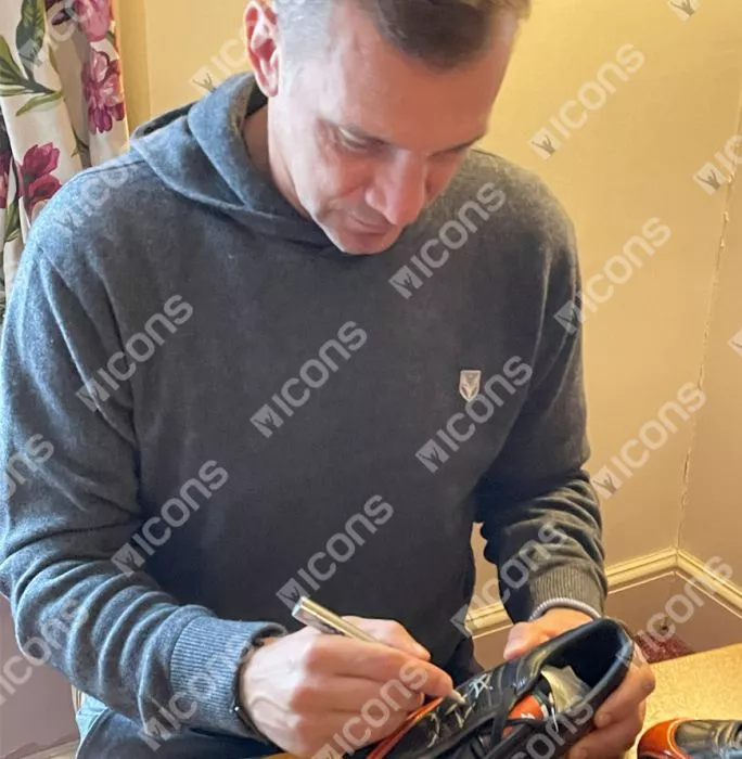 Andriy Shevchenko Signed Black Lotto Boot
