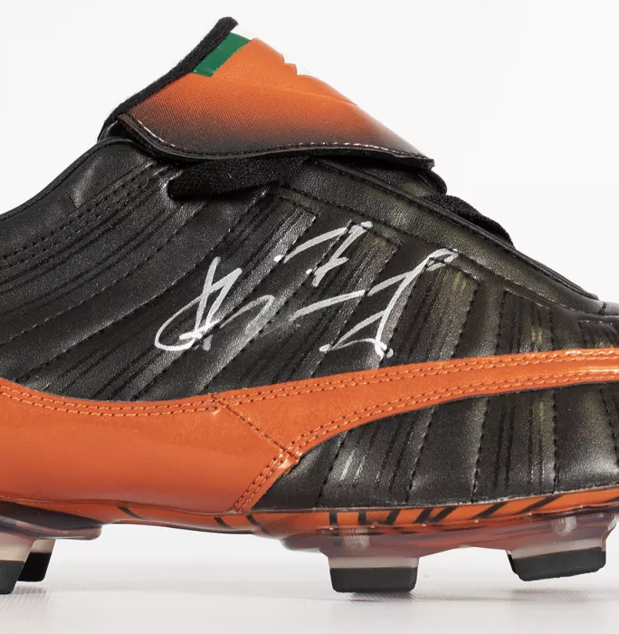 Andriy Shevchenko Signed Black Lotto Boot