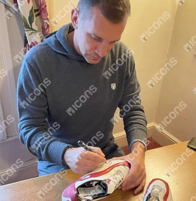 Andriy Shevchenko Signed White Lotto Boot