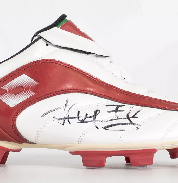 Andriy Shevchenko Signed White Lotto Boot