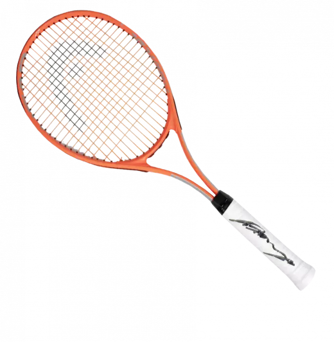 Andy Murray Signed Orange HEAD Tennis Racket