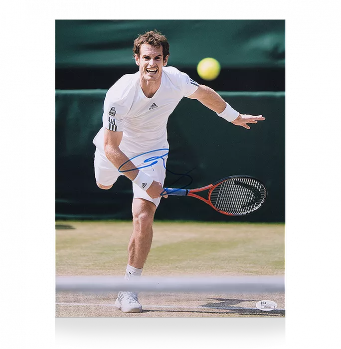 Andy Murray Signed Photo: The Serve