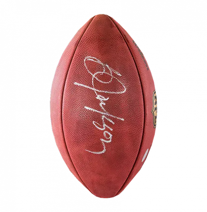 Bo Jackson Signed Official NFL Duke Football