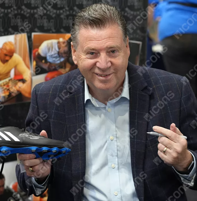 Chris Waddle Signed Adidas Football Boot