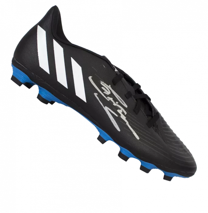 Chris Waddle Signed Adidas Football Boot