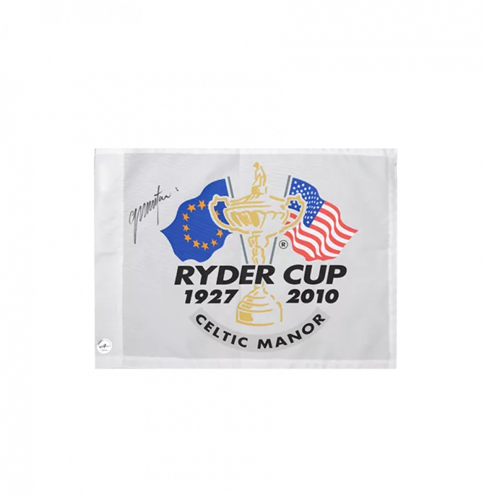 Colin Montgomerie Signed Ryder Cup Golf Flag