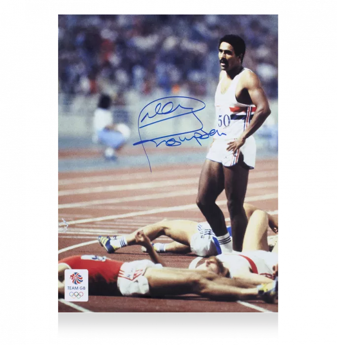 Daley Thompson Signed Photo - Team GB