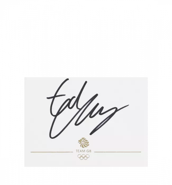 Ed Clancy Signed Team GB Card