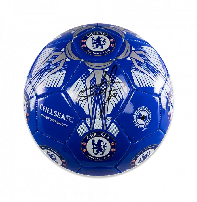 Eden Hazard Signed Chelsea Ball