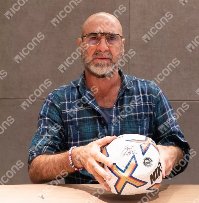 Eric Cantona Signed Premier League Football
