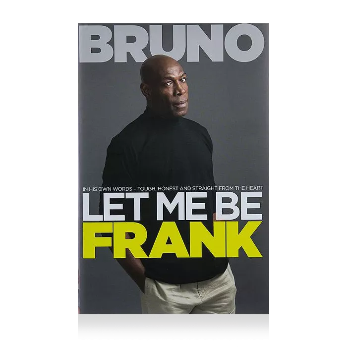 Frank Bruno Signed Book - Let Me Be Frank